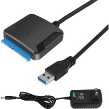 Bearrt USB - Sata Veri Kablosu, 2,5/3,5 Inç Usb3.0 Kolay Sürücü Kablosu Sata Sabit Disk Adaptör Kablosu (Abd Tak) (Yurt Dışından)