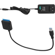 Bearrt USB - Sata Veri Kablosu, 2,5/3,5 Inç Usb3.0 Kolay Sürücü Kablosu Sata Sabit Disk Adaptör Kablosu (Abd Tak) (Yurt Dışından)