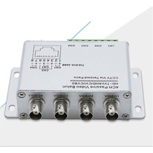 Bearrt Tvı Cvı Ahd Kameralar Için Pasif Video Balun Bükümlü Çiftler Üzerinden Cctv Utp Video Balun 4ch Alıcı-Verici Bnc'den Utp RJ45(4CH)'YE (Yurt Dışından)