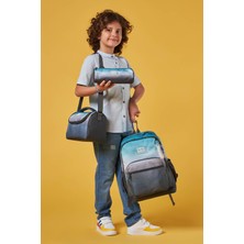 Coral High Kids Turkuaz Gri Batik 3’lü Okul Çanta Seti SET0123768