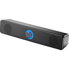 Bearrt Ev Sineması Hıfı Taşınabilir Kablolu Hoparlörler Stereo Bas Ses Çubuğu USB Subwoofer Bilgisayar Tv Telefonu Için Çalışmak (Yurt Dışından)