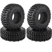 Zeeful 4 Adet 110MM 1.9 Kauçuk Lastik Tekerlek Lastikleri 1/10 Rc Paletli Araba Trx4 D90 Eksenel SCX10 Iı Iıı Redcat (Yurt Dışından)