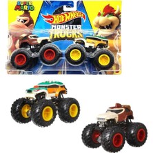 Hot Wheels Monster Trucks 1:64 Güçlü Ikili Arabalar Super Marıo  Fyj64-Hwn69