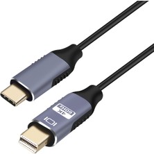 Bearrt USB C - Mini Displayport Kablosu 3 - Mini Dp Kablosu Için USB Tip C 4K Adaptör Kablosu (Yurt Dışından)