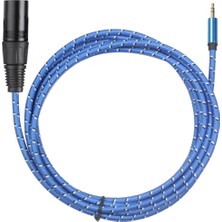 Bearrt 3.5 mm Mini 3pin Xlr Erkek Pc Için Kulaklık Mikser Mikrofon Stereo Kamera Amplifikatörü (Erkek) (Yurt Dışından)