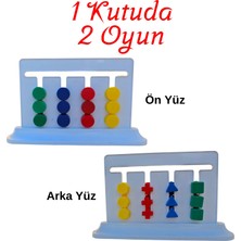 Tor Toys Four Plus Game - Rubik Abaküs Montessori Zeka Oyunu - Eğitici ve Eğlenceli