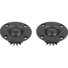 Bearrt 2 Adet 6ω 30W Siyah Ipek Film Yumuşak Dome Tweeter Hoparlör Ünitesi (Yurt Dışından)