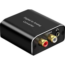 Bearrt Dijitalden Analoga Ses Dönüştürücü, Hdtv Ev Sineması Için Koaksiyel Optikten 3,5 mm Jack Stereo Dac Ses Adaptörüne (Yurt Dışından)