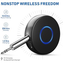 Bearrt Araba Için Bluetooth Ses Alıcısı, Ev/araba Stereo Sistemi Için Rca Aux 3,5 Mm'li Kablosuz Ses Adaptörü (Yurt Dışından)