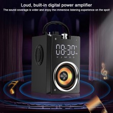 Bearrt T3 Bluetooth Hoparlörler Taşınabilir Sütun Yüksek Güçlü 3D Stereo Subwoofer Müzik Merkezi Desteği Aux Tf Fm Radyo Hıfı (Yurt Dışından)