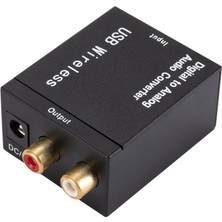 Bearrt Dijital Analog Ses Dönüştürücü Desteği Bluetooth Optik Fiber Koaksiyel Rca R/l Ses Kod Çözücü Spdıf Dac Ab Tak (Yurt Dışından)