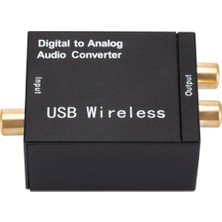 Bearrt Dijital Analog Ses Dönüştürücü Desteği Bluetooth Optik Fiber Koaksiyel Rca R/l Ses Kod Çözücü Spdıf Dac Ab Tak (Yurt Dışından)