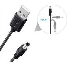 Bearrt 5 V USB Dc 5.5x2.1mm 3.5mm 4.0mm 4.8mm 6.4mm 5.5x2.5mm 6.3mm Fiş Şarj Kablosu Fan Hoparlör Yönlendirici LED Lamba (Yurt Dışından)