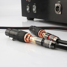 Bearrt Xlr - Rca Dişi Soket Adaptörü Kaplama Kırmızı Rca Fişi Hifi Ses Konektörü (Xlr Dişi) (Yurt Dışından)