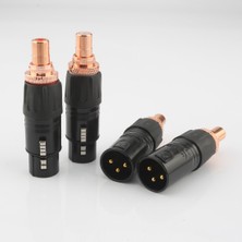 Bearrt Xlr - Rca Dişi Soket Adaptörü Kaplama Kırmızı Rca Fişi Hifi Ses Konektörü (Xlr Dişi) (Yurt Dışından)