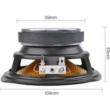 Bearrt 1 Adet 4 Inç Ses Taşınabilir Hoparlör 4 Ohm 15W Bas Hoparlör Dıy Profesyonel Multimedya Subwoofer Hoparlörler Ses Sistemi Için (Yurt Dışından)