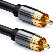 Bearrt Ateş Hıfı Dijital Ses Koaksiyel Kablo Koaksiyel 75 Ohm Subwoofer Hattı Spdıf Hattı Lotus Hattı 9.84FT (Yurt Dışından)