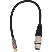 Bearrt Pin Xlr Dişi Rca Dişi Jack Kurşun Ses Kompozit Uzatma Adaptör Kablosu Konektörü Mikrofon Amplifikatör Için (Yurt Dışından)