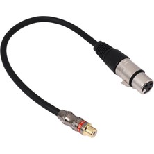 Bearrt Pin Xlr Dişi Rca Dişi Jack Kurşun Ses Kompozit Uzatma Adaptör Kablosu Konektörü Mikrofon Amplifikatör Için (Yurt Dışından)