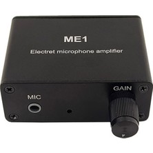 Bearrt 3.5mm Me1 Kondenser Mikrofon Kulaklık Amplifikatörü Ses Preamplifikatörü Karıştırma Kartı (Yurt Dışından)