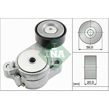 Ina  INA-534039610 Alternatör Gergi Rulmanı Golf5/6-Jetta-Pass...