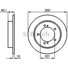 Bosch  BOS-0986478539 Ön Fren Aynası Jımny Suv 98-08 Samuraı S...