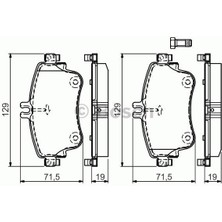 Bosch  BOS-0986494663 Ön Balata Mercedes A Serisi W176 A160-A1...