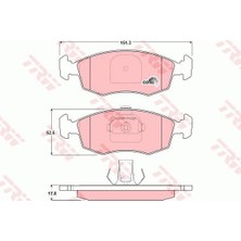 Trw  TRW-GDB1383 Ön Balata Palıo Weekend 96 Albea 01 Doblo 00