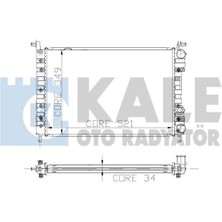 Kale  KLR-0126221AB Radyatör Palıo-Albea 1.2-1.4-1.6 16V Ac Kl...