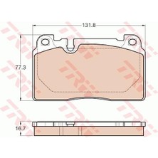 Trw  TRW-GDB1974 Ön Balata Audı Q5 2.0 Tfsı 2.0 Tdı 3.0 Tdı 12...