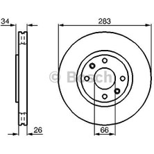 Bosch  BOS-0986479W69 0986478979 Ön Fren Aynası Part 08 Berlın...
