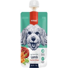 Wanpy Taze Kuzulu & Havuçlu Köpek Et Ezmesi 90 gr.