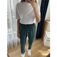 Myrum Butik Beyaz Dilvin Basic Tişört M