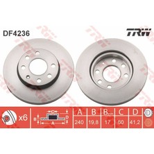 Trw  TRW-DF4236 Ön Fren Aynası Corsa C 1.0-1.2 1.7 D 00 Abs Li...