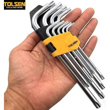 Tolsen 20056	TOLSEN 9 Adet Torx Uzun Kol Anahtar Seti