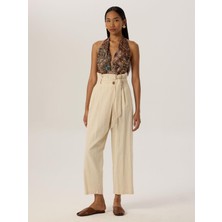 Rivus Derin Dekolteli Ikonik Body - Bohemian Desenli