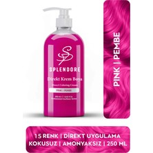 Splendore Pembe Amonyaksız Renkli Saç Boyası 250ML