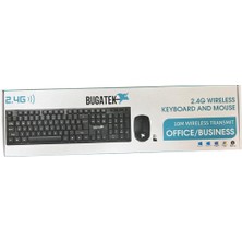 Bugatek Bgkms 2.4ghz 1600DPI Kablosuz Klavye + Mouse Set