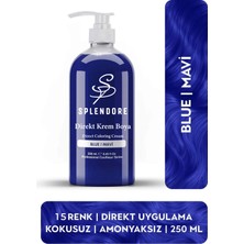 Splendore Mavi Amonyaksız Renkli Saç Boyası 250ML