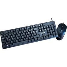 Bugatek Bgrofs Kablolu Standart Klavye + Mouse Q Set