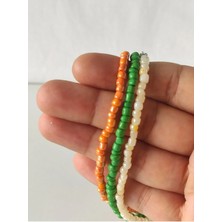 Hanım Kız Kum Boncuk  3'lü Kolye Set