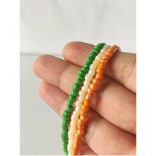 Hanım Kız Kum Boncuk  3'lü Kolye Set