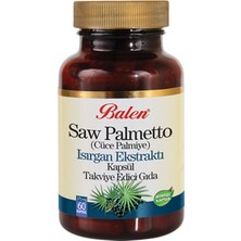 Balen Saw Palmetto (Cüce Palmiye) Isırgan Ekstraktı 60 Adet Kapsül