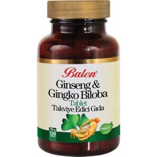 Balen Ginseng & Gingko Biloba 120 Adet Tablet 720 Mg