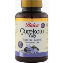 Balen Çörekotu Yağı Yumuşak Kapsül 80 Adet Kapsül 1000 Mg