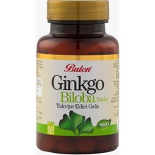 Balen Ginkgo Biloba Tablet Takviye Edici Gıda 600 Mg 60 Adet