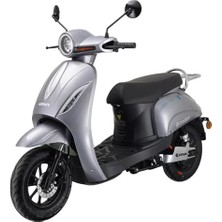 Kanuni Etrodon Elektrikli Scooter - 5 Akülü - Gri