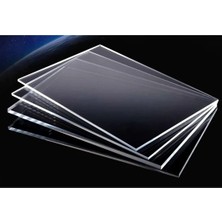 Tues Ticaret Şeffaf Akrilik Mika Levha 9,8 mm Kalınlık