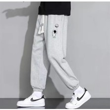 Amor Man Büyük Beden Özel Tasarım Astronot Nasa Baskılı Yeni Trend Yazlık Battal Erkek Eşofman Altı