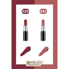 Pastel Nude Lipstick Set - Nude Ruj 528 + 541 + Togin Çanta Hediye